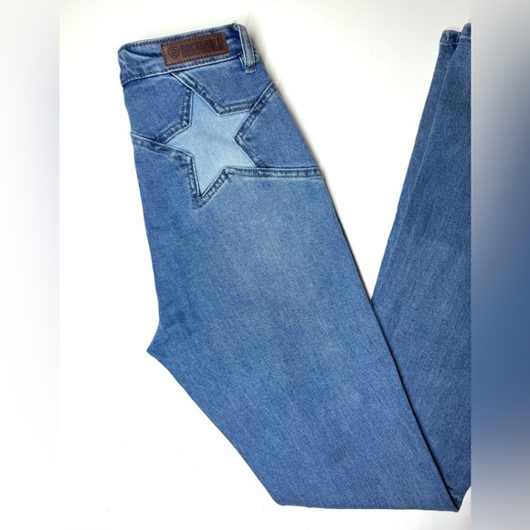 Rock & Roll Denim Women’s High Rise Flare Jeans Size- Waist 27 / Length 34 - Picture 10 of 12